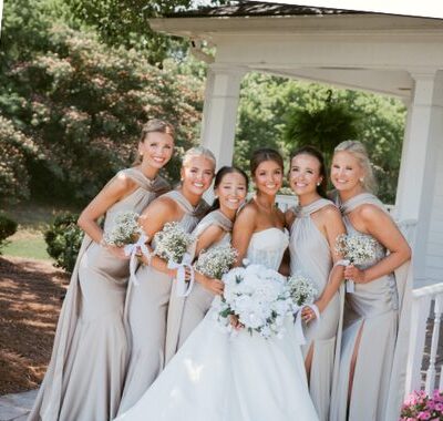 Bridal party styled by Jeni Smith Beauty